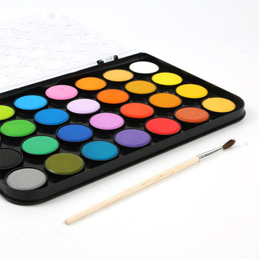 (NET) M&G Solid Water Color Paint / 48 colors with brush
