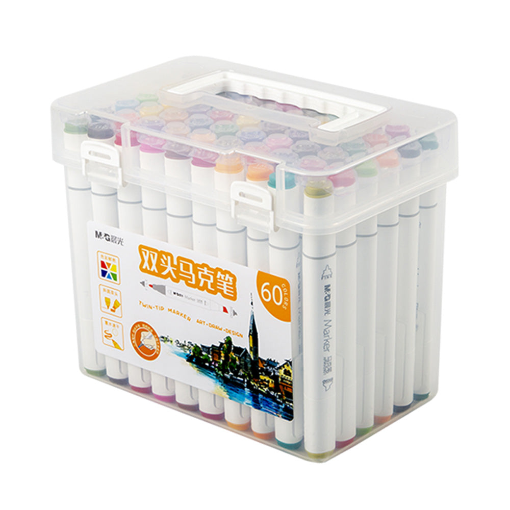 (NET) M&G Double-tip Triangle Art Marker / 60 colors
