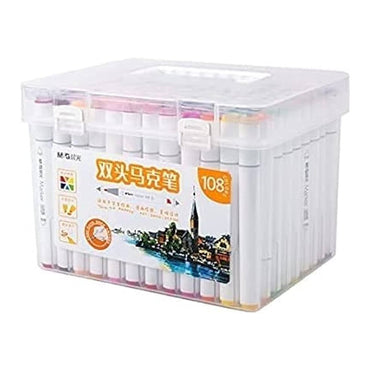 (NET) M&G Double-tip Triangle Art Marker / 108 colors
