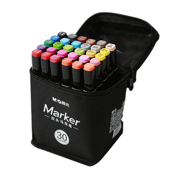 (NET) M&G Double-tip Square Art Marker / 30 colors in a bag