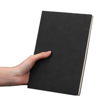 (NET) M&G A5 PU Cover Notebook 80sheets Black