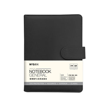 (NET) M&G A5 Buckled PU Cover Notebook 112 pages(Gray)
