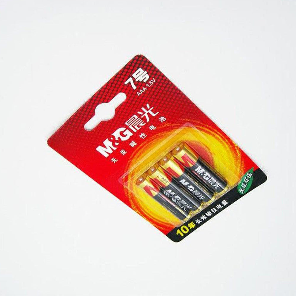 (NET) M&G Alkaline Battery AAA 7# 4pcs