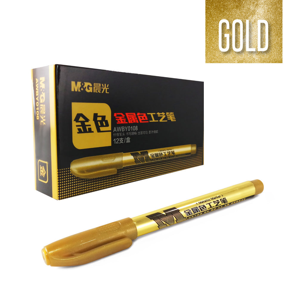 (NET)M&G craft marker gold metallic marker
