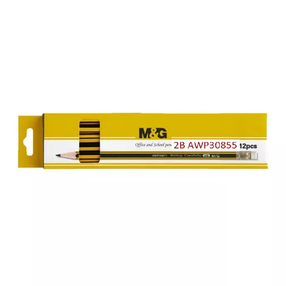 (NET) M&G Pencil HB with eraser box12