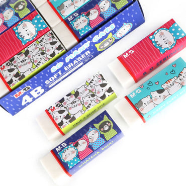 (NET)M&G "SO MANT CATS" White Eraser