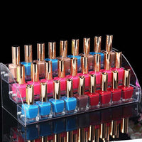 Acrylic Clear Organizer Lipstick Jewelry Display Stand Holder Nail Polish Rack 3 Layers / 42304