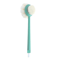 2 In 1 Double-Sided Bath Brush  Shower Body Brush with Bristles and Loofah