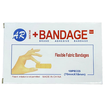 BANDAGE FLEXIBLE FABRIC BANDAGES / 100PIECES