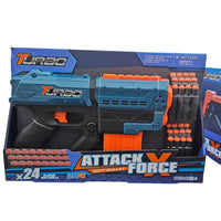 Turbo Toy Bullet Gun with x24 Soft Shells