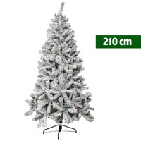 (Net) Christmas Tree With Snow 210cm