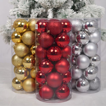 (Net) Gold Set Of 20 Pcs Christmas Balls
