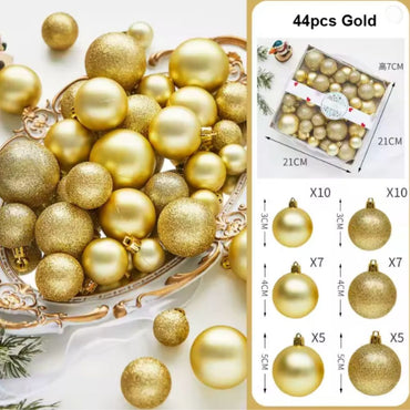 (Net) Gold Christmas Tree Balls
