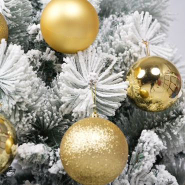 (Net) Gold Set Of 20 Pcs Christmas Balls