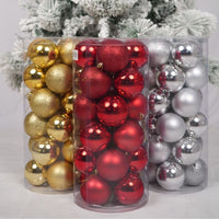 (Net) Gold  Set Of 20 Pcs Christmas Balls