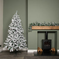 (Net) Christmas Tree With Snow 240cm