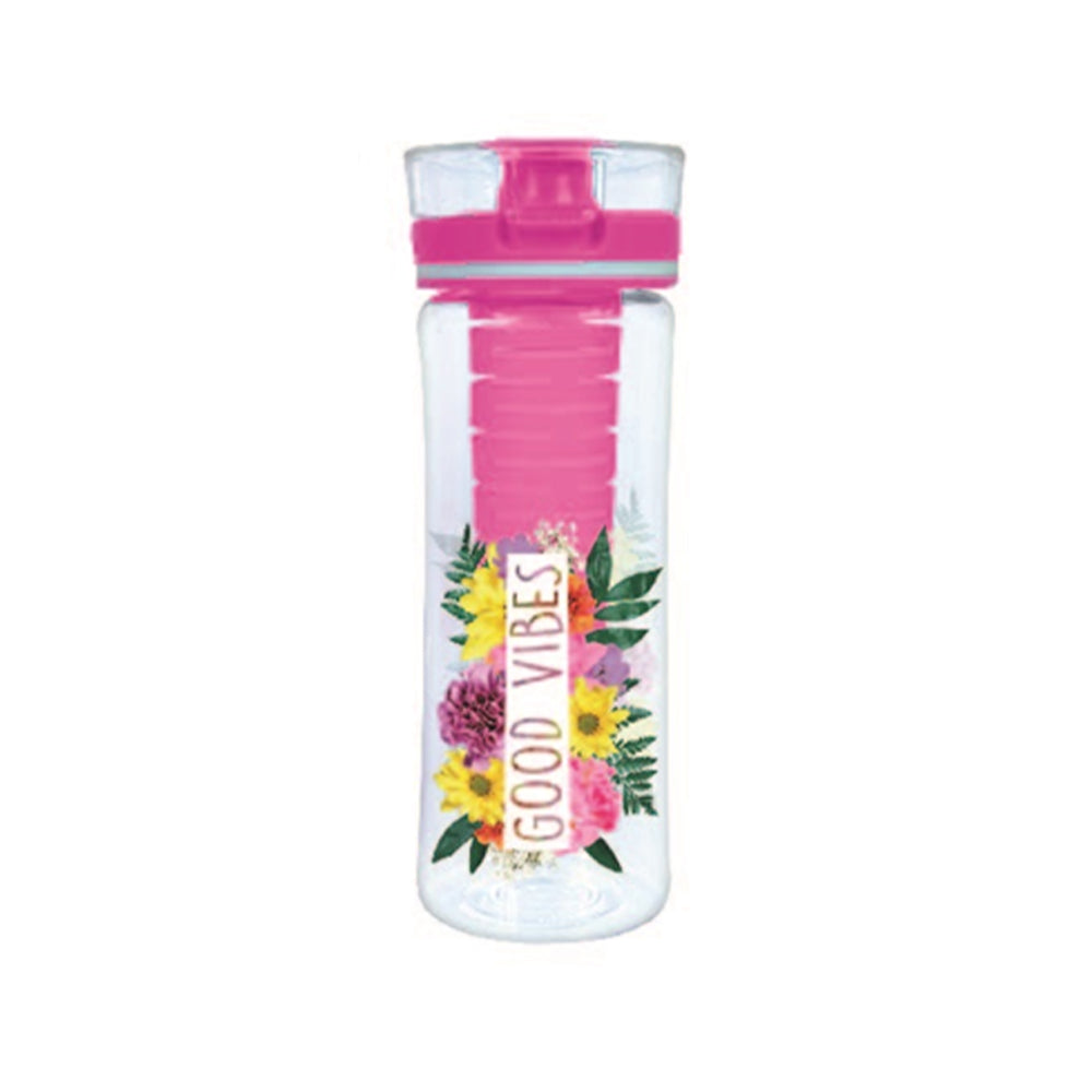(NET) Mug Tritan infuser pink bottle 0.83 L