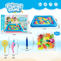 Kids Magnetic Fishing Game Toy Set with Fishing Pole,Toddler Pool Fishing Game for Kids Bath Toy