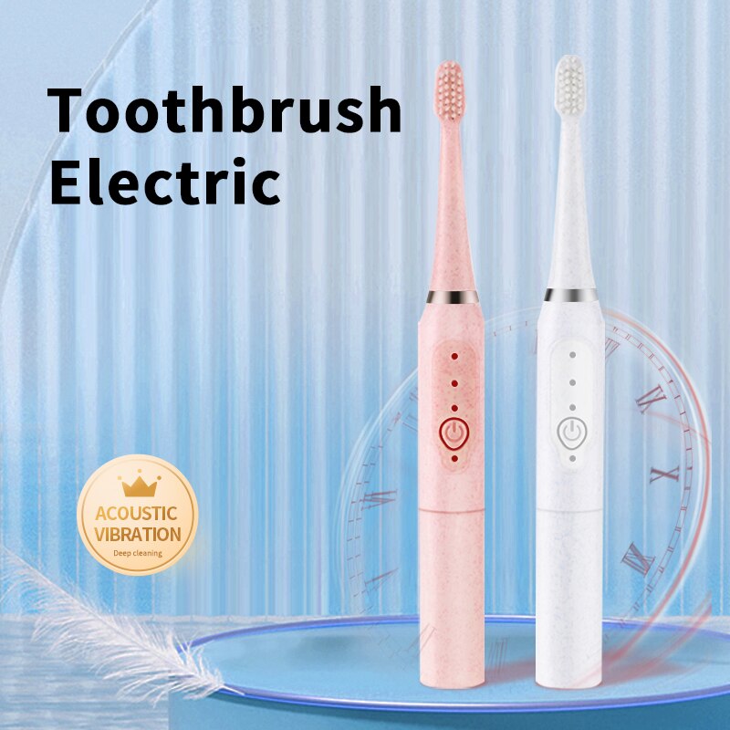 Electric Battery Toothbrush for Men and Women Adult Soft Full Automatic / 676799205488