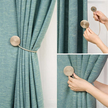 Magnetic Curtain Buckle Strong Magnetic Window Clips Tie Band Backs Holders
