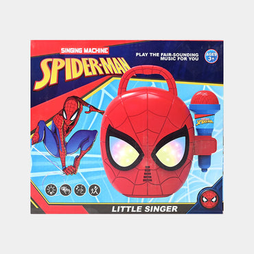 Spiderman Singing Machine with Microphone and Cool Lights