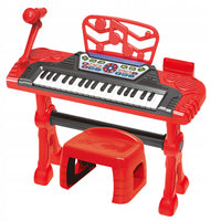 (Net)Electronic Piano Large Set Microphone Chair Piano For Children