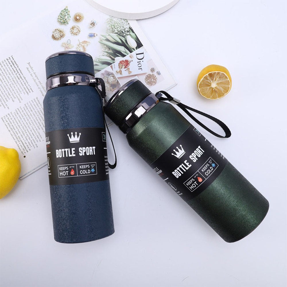 (Net) 600 ML| High Capacity Business Thermos Mug Stainless Steel Tumbler  Insulated Water Bottle Vacuum Flask for Office Tea Mugs / 81213