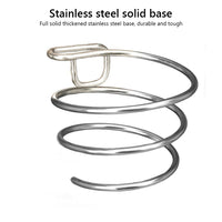 (net) Hair Dryer Holder Rack Styling Storage Straighteners Organizer Hairdryer Stainless Steel Stand Bracket/ 23FK021A