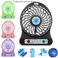 (Net) Rechargeable Mini Portable USB Cooling Fan / KQ320 / 6902