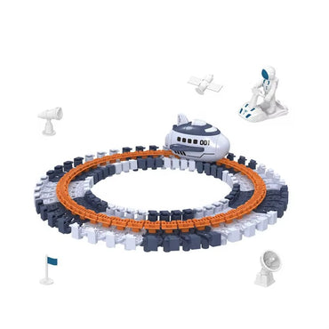 Space Track On The Wall With Suction Cup Set With Space Shuttle