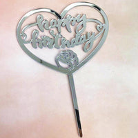 Cake Topper Acrylic 1 Pc