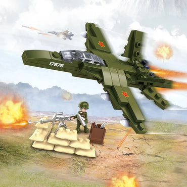 COGO Creative Tank Building Blocks Set - 877-Piece War Assembling Toy