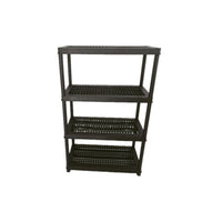 4 Tier Free Standing Bathroom Organizer Multifunction Rack Organizer Stand for Living Room Kitchen Pantry