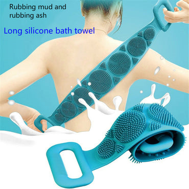 Body Silicone Brush Scrub Body Exfoliating Back Sponge
