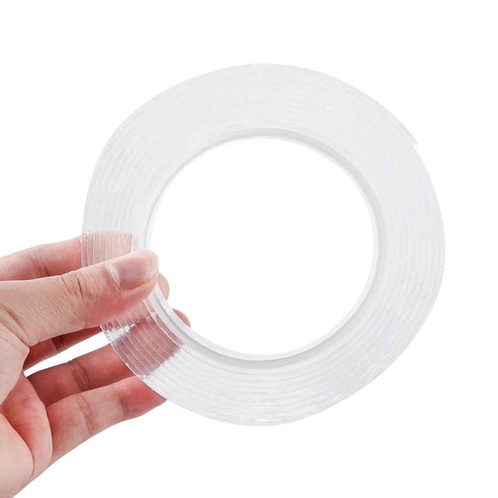 Double Sided Adhesive Tape 2cm x 2m  Multi-Function Removable Traceless Adhesive Tape Indoor Outdoor Adhesive Gel