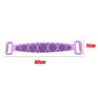 Body Silicone Brush Scrub Body Exfoliating Back Sponge