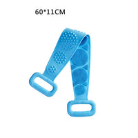 Body Silicone Brush Scrub Body Exfoliating Back Sponge