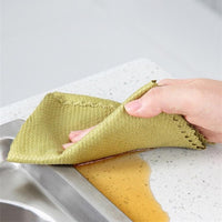 (NET) Reusable Microfiber Cleaning Cloth, Dishwasher, Cleaning Towel (5 pcs)