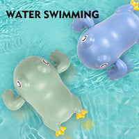 Baby Bath Wind Up Cute Frog Water Floating Toy / 5646546548726