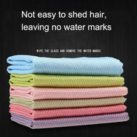 (NET) Reusable Microfiber Cleaning Cloth, Dishwasher, Cleaning Towel (5 pcs)