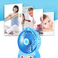 (Net) Rechargeable Mini Portable USB Cooling Fan / KQ320 / 6902
