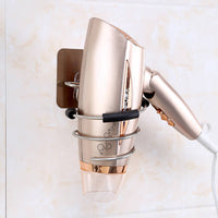 (net) Hair Dryer Holder Rack Styling Storage Straighteners Organizer Hairdryer Stainless Steel Stand Bracket/ 23FK021A