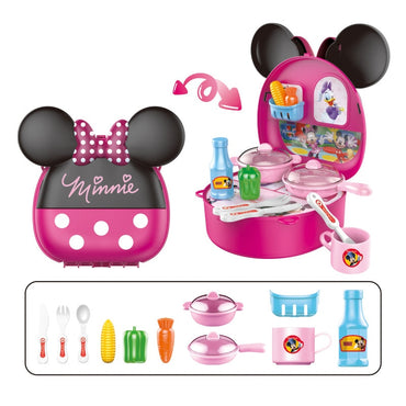 Minnie Mouse  Kitchenware Set Toy Girls Case Birthday Gift Children Toy