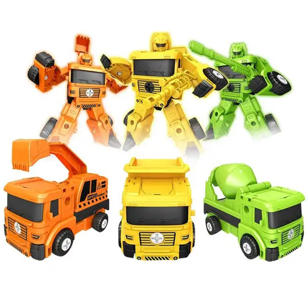 New Cool Plastic Intelligent Transformers 3in1 Robot Car Toys