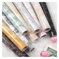 Glossy Kitchen White Peel And Stick Self Adhesive Waterproof Marble Wallpaper Sticker