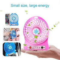(Net) Rechargeable Mini Portable USB Cooling Fan / KQ320 / 6902
