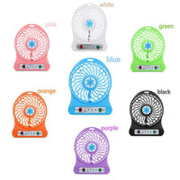 (Net) Rechargeable Mini Portable USB Cooling Fan / KQ320 / 6902