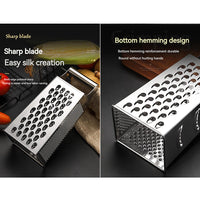Grater 4 Side Food Vegetable Grater Stainless Steel Kitchen Cheese Grater Slicer / AH19135 / 990427