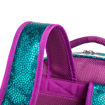(NET) Eazy Kids-17inch School Bag Lunch Bag Pencil Case Set Of 3 Mermaid Sea - Green / 11505-3