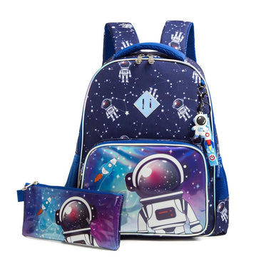 (NET) Astronaut School Backpack With Insulated Lunch Box And Pencil Case Set Of 3 Pcs